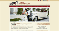 Desktop Screenshot of classicweddingcar.com